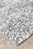 Dahlia 298 Dark Grey Red Rug
