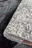 Dahlia 298 Dark Grey Red Rug