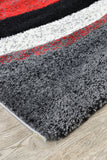 Dahlia 300 Light Grey Red Rug