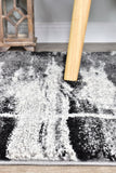 Dahlia 347 Light Grey Dark Grey Runner
