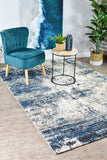 Dahlia 651 White Blue Rug