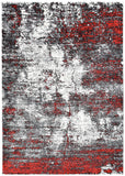 Dahlia 651 White Red Rug