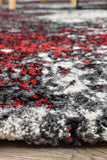 Dahlia 651 White Red Rug
