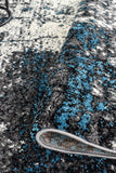 Dahlia 651 White Turquoise Rug