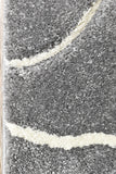 Dahlia 798 Light Grey Black Runner