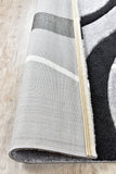 Dahlia 798 Light Grey Black Rug
