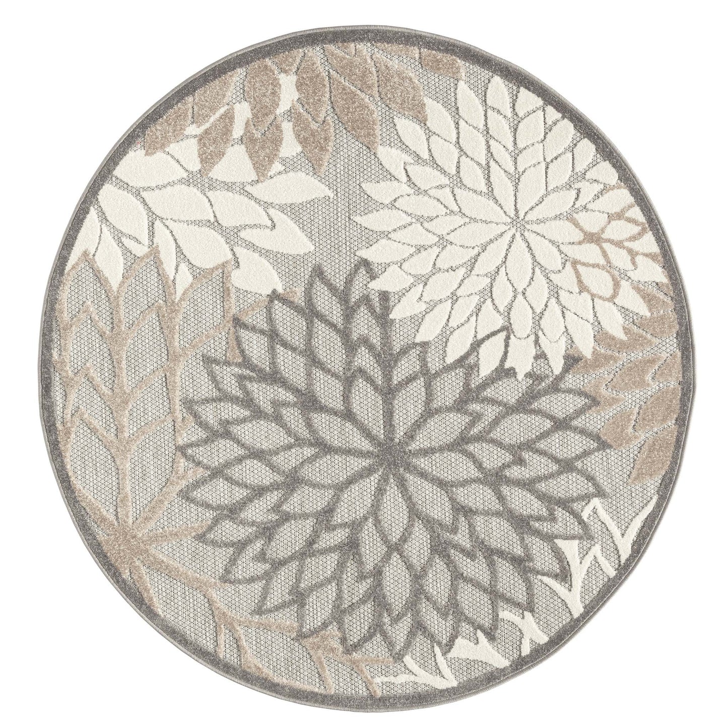 Monaco  Natural Round Rug