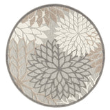 Monaco  Natural Round Rug