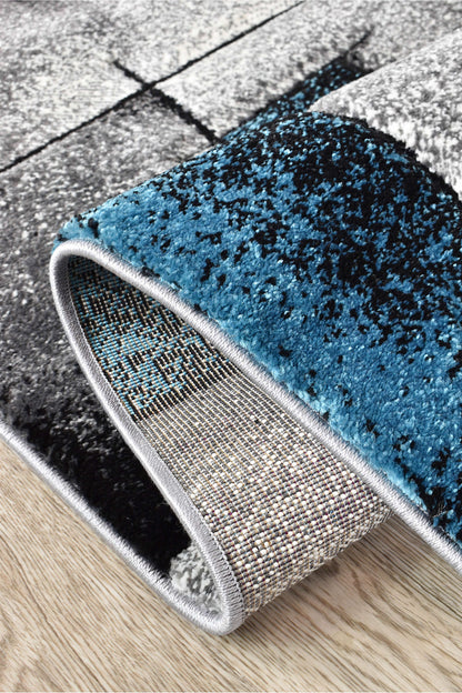 Novas 97A Grey Turquoise Runner