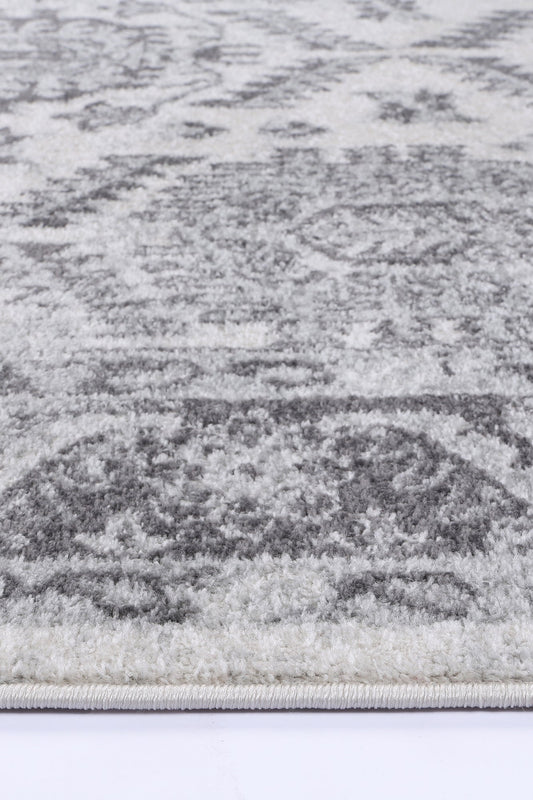 Provence Cosquer Cream Grey Traditional Rug - PROV03