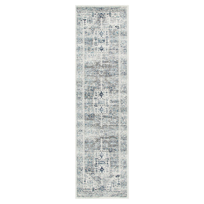 Provence Celts Cream Blue Traditional Rug - PROV14