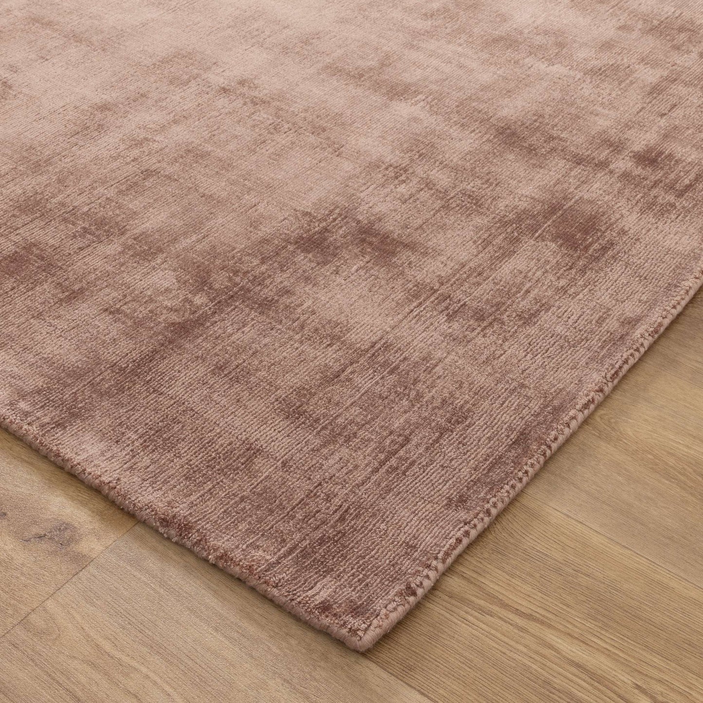 Mirra Rose Brown Viscose Rug