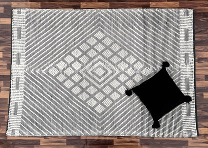 Radial Grey Rug