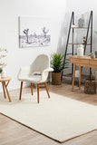 NATURAL CARLO FELTED WOOL BLEND RUG