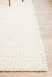NATURAL CARLO FELTED WOOL BLEND RUG