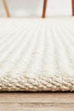 NATURAL CARLO FELTED WOOL BLEND RUG