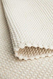NATURAL CARLO FELTED WOOL BLEND RUG
