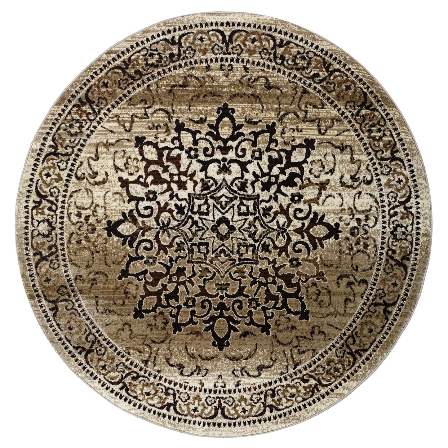 Sahara Beige Round Rug