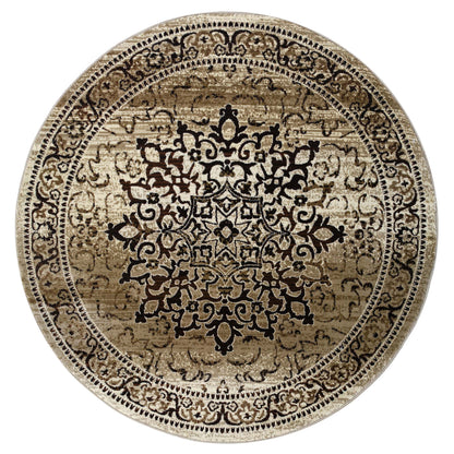 Sahara Beige Round Rug