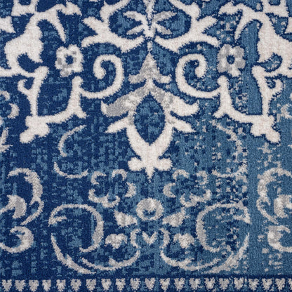Sahara Navy Round Rug