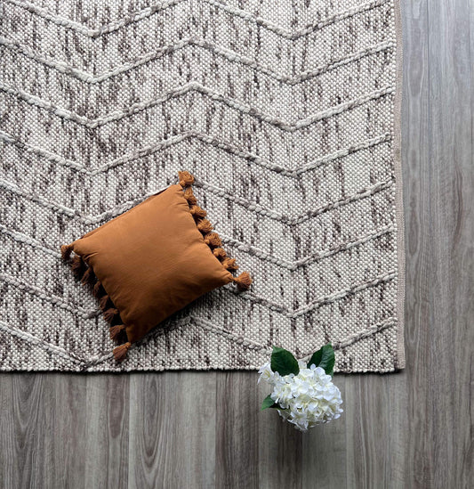 Waves Natural Rug