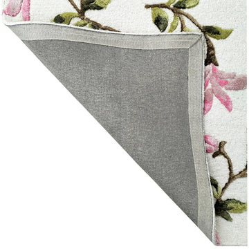 VALLILA IVORY MULTI PURE WOOL HAND TUFTED FLOOR RUG