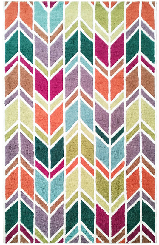 HORIZON MULTI PURE WOOL HAND TUFTED FLOOR RUG