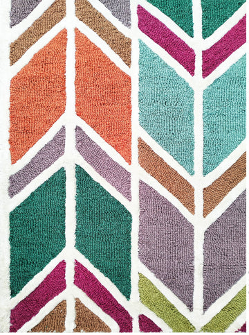 HORIZON MULTI PURE WOOL HAND TUFTED FLOOR RUG