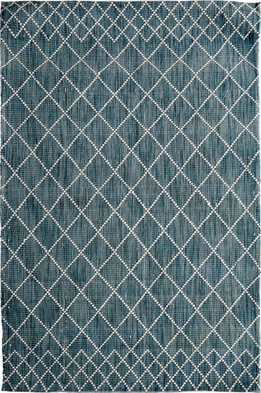 Cross Teal Rug