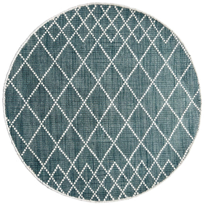 Cross Teal Rug