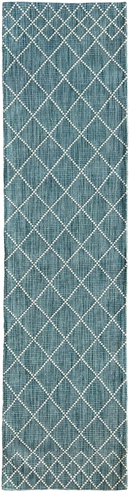 Cross Teal Rug