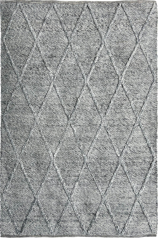 Diamond Spotted Grey Rug