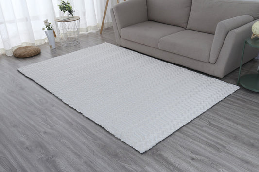 Faux Fur Innis Ivory Rug