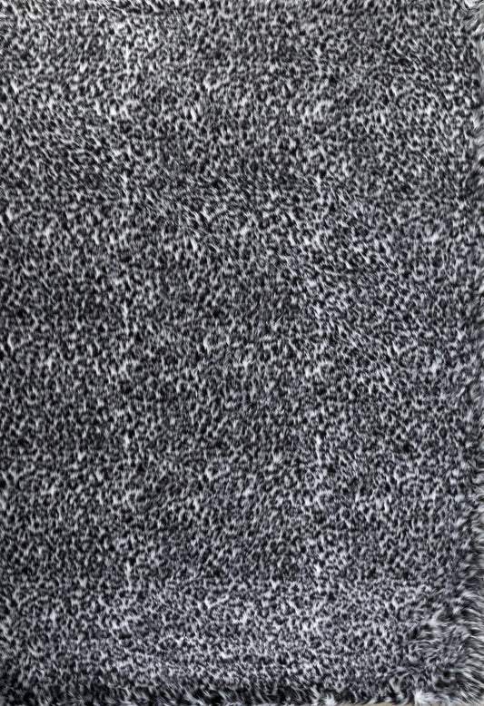 Faux Fur Leopard Rug