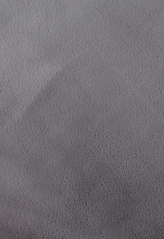 Faux Fur Silver Diamond Rug