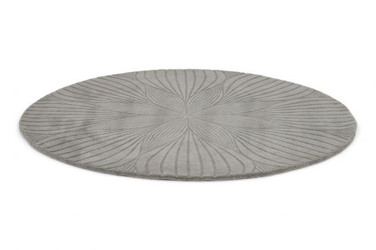 FOLIA ROUND GREY RUG