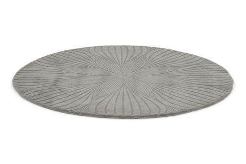 FOLIA ROUND GREY RUG