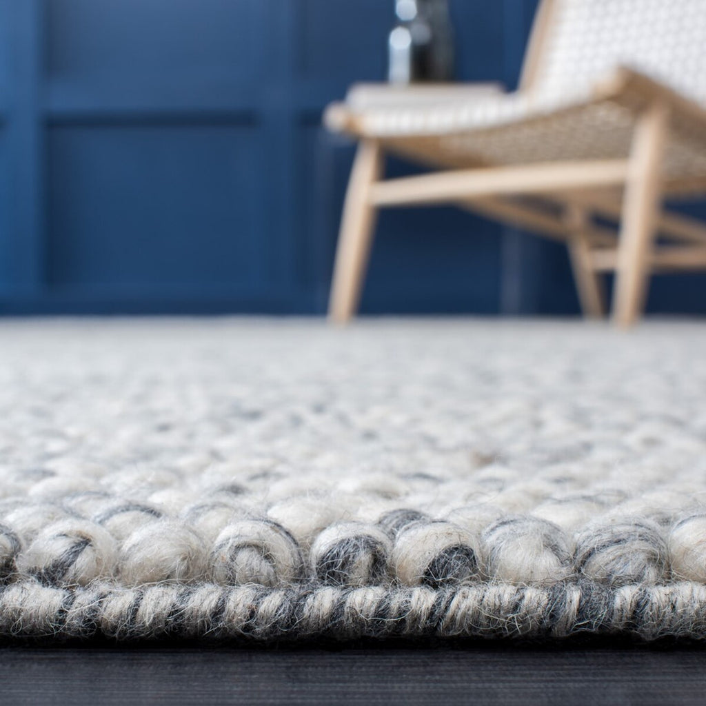 Pebble Hand Woven Light Grey Rug