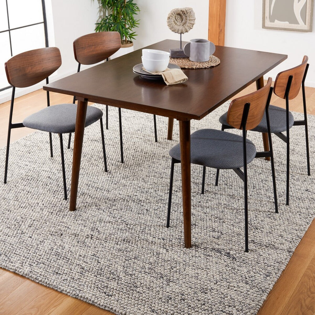 Pebble Hand Woven Light Grey Rug