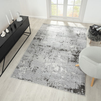 Amber Silver Rug
