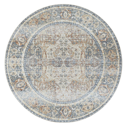 Easy Coral Round Rug