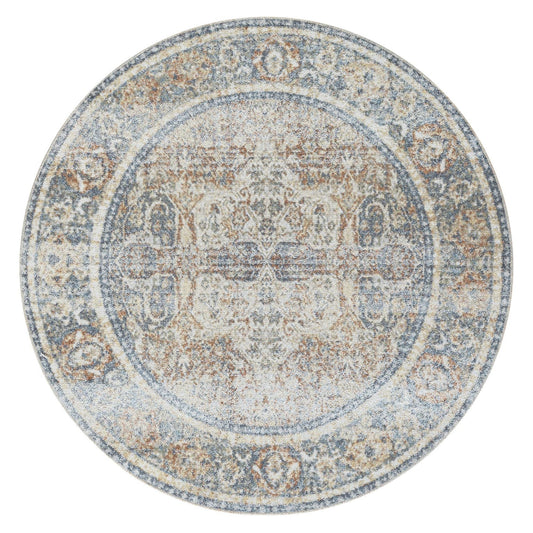 Easy Coral Round Rug