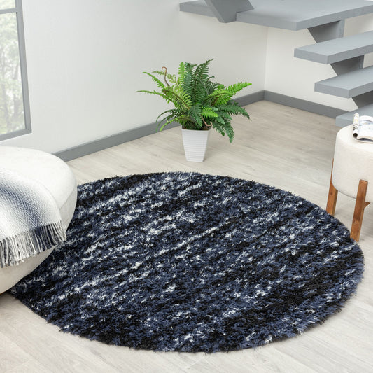 Plushy Lava Round Rug