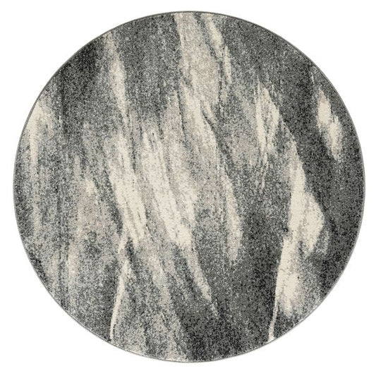 Astor Ash Round Rug
