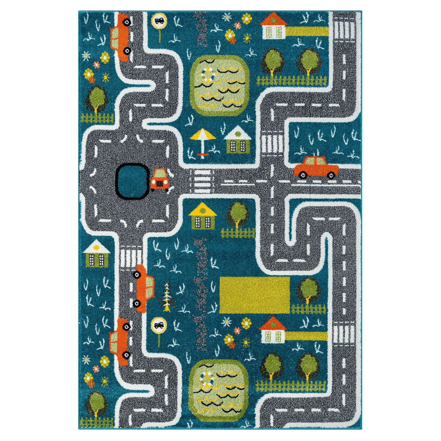 Kidsville Blue Rug