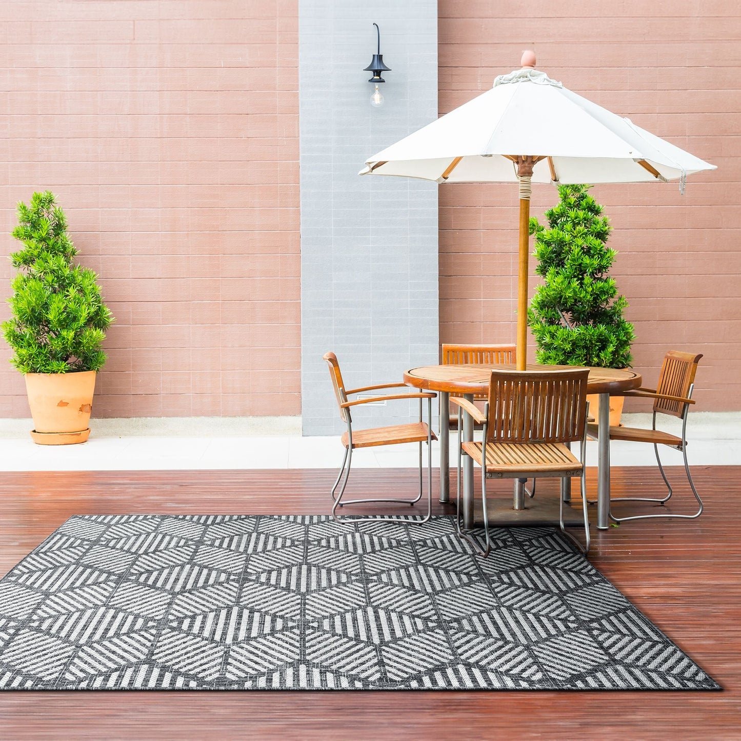 Alfresco Steel Rug