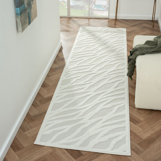 Calm Ivory Runner Rug
