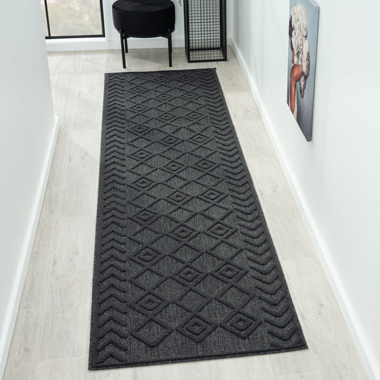 Calm Charcoal Runner