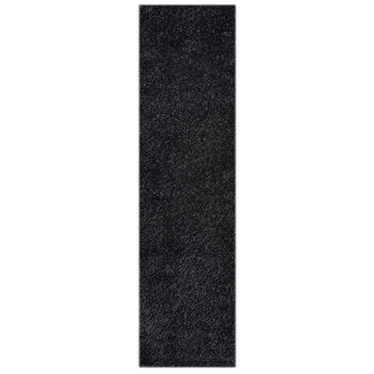 Fleecy Ebony Runner Rug
