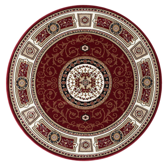 Estate Red Round Rug